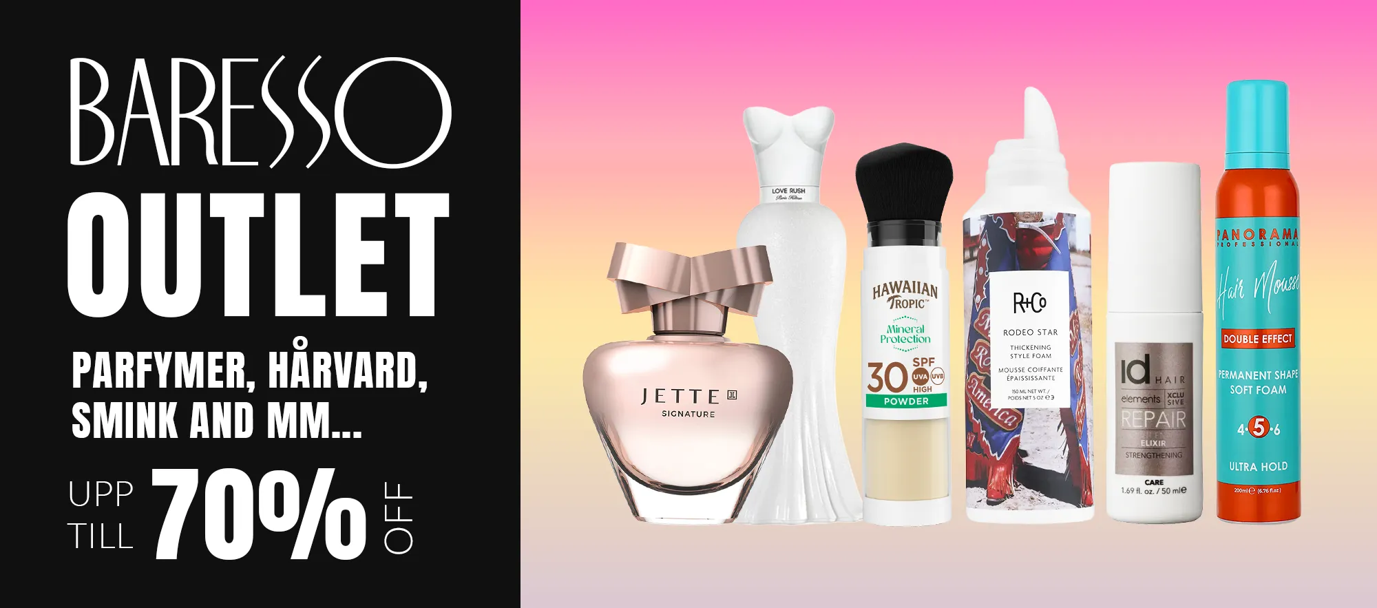 Baresso Outlet – upp till 70% rabatt